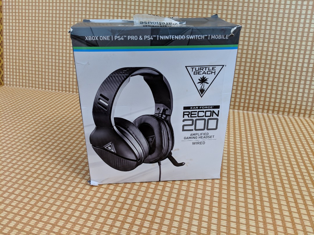 turtle beach recon 200 wired headset