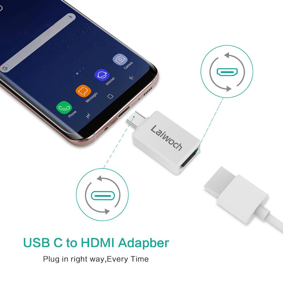 0152_Laiwoch USBC to HDMI Adapter, USB 3.1 Type C (Thunderbolt 3