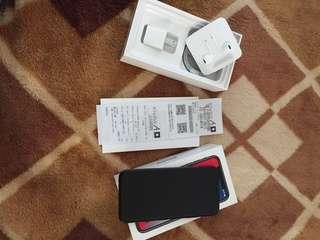 IPHONE X 256G黑色很新於STUDIO A 2018/7/20購買此機購買當天有加購新光產物保險讓你手機不小心摔壞正反兩面皆可用1200價格修理不用花費過高的價錢維修此保險一年有三次可以使用1200價格維修手機目前一次都未用到另外加贈一個原廠矽膠殼配件都全新齊全未使用過手機序號跟盒子上的一致手機正反兩面皆有貼保護貼無刮傷碰傷原廠保固至2019/7/19手機保險至2019/7/20手機出險只需帶原廠盒子 手機 發票就可以 給你雙重保障