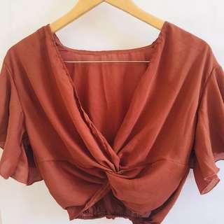 Flowy crop top