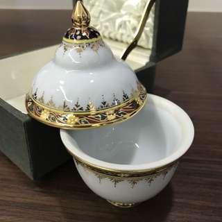 #SpringCleanAndCarousell Traditional Hand Painted Thai Tea Cup with Cover