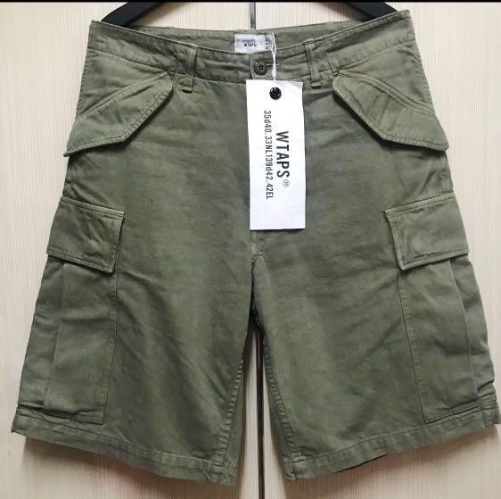 18SS Wtaps Cargo Shorts Olive Size M, 男裝, 褲＆半截裙, 長褲
