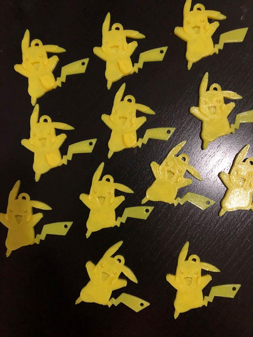 3d Print Pikachu Mini Keychain Design Craft Handmade Goods Accessories On Carousell