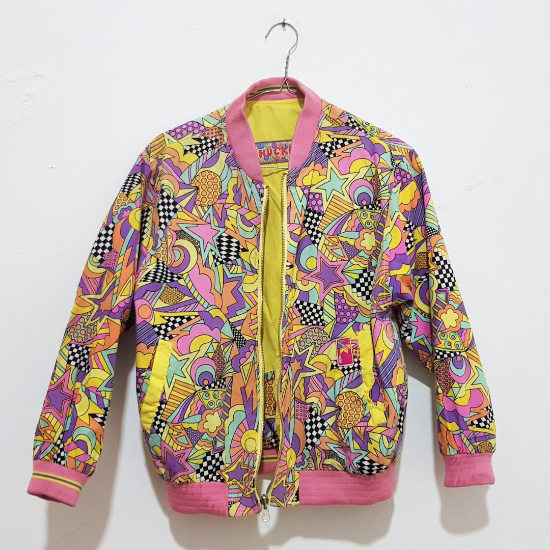 80s style bomber jacket