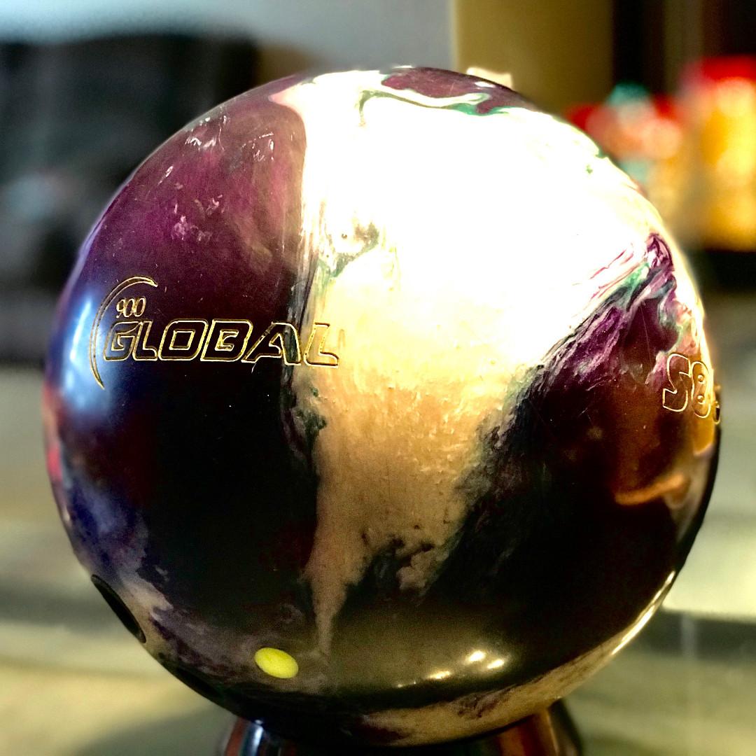 900 Global Inception DCT Pearl Bowling Ball For Sale!! (14.3lbs)