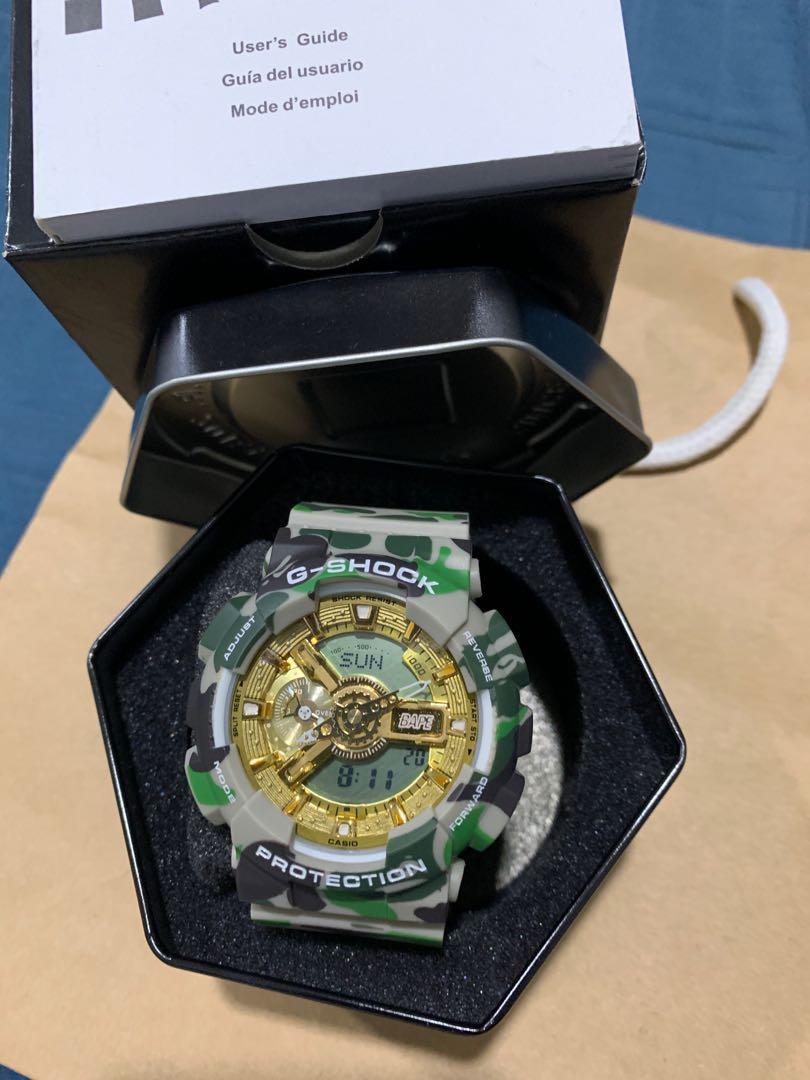 A Bathing Ape Bape replica gshock watch