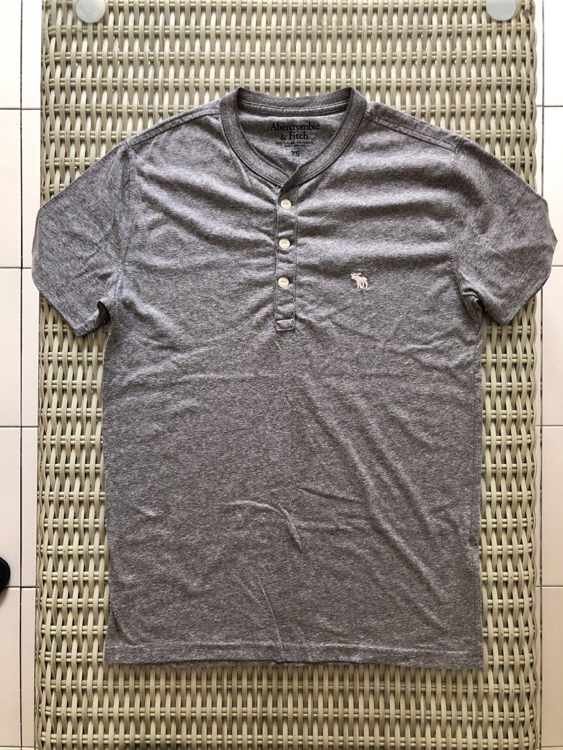 abercrombie and fitch henley shirt