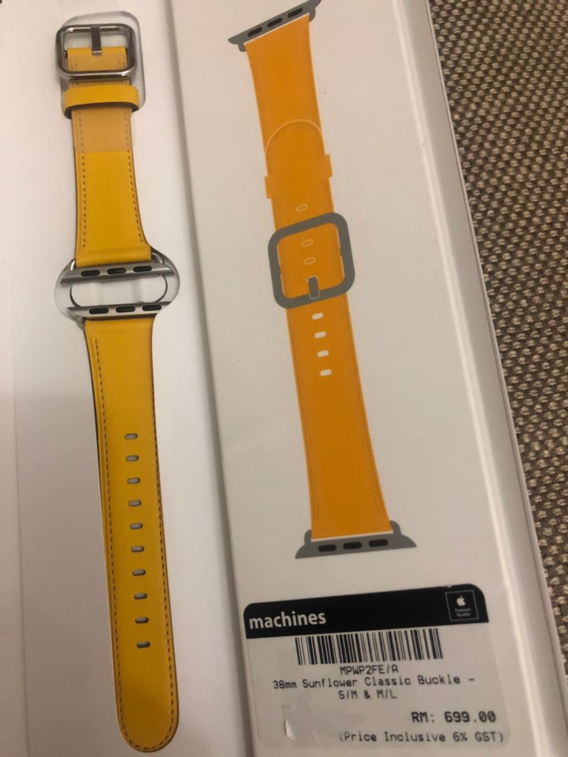 Apple Watch 38mm Classic Buckle Colour Sunflower Men s Fashion