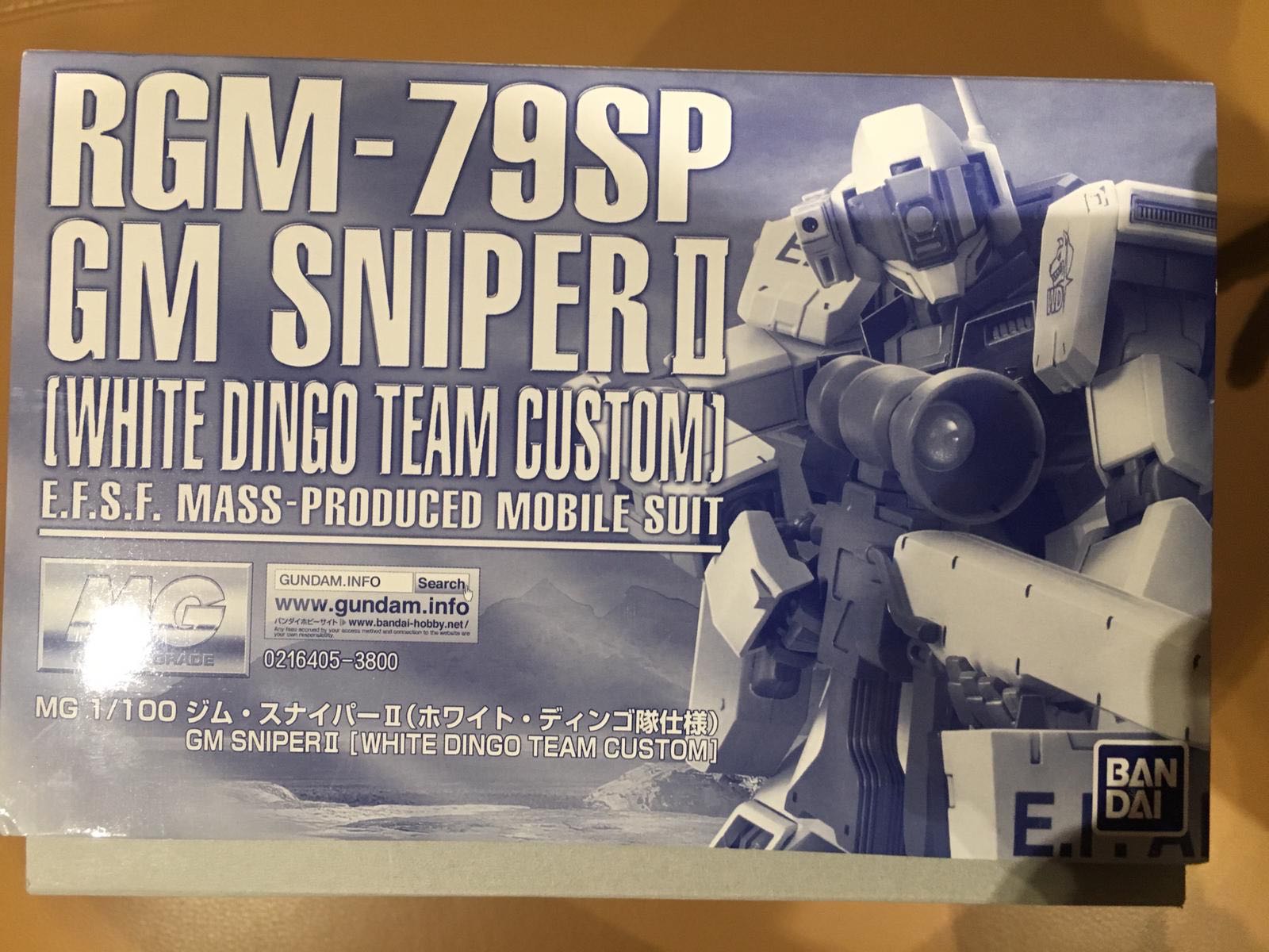 Bandai Rgm 79sp Mg 1100 Gm Sniper Ii White Dingo Team Custom
