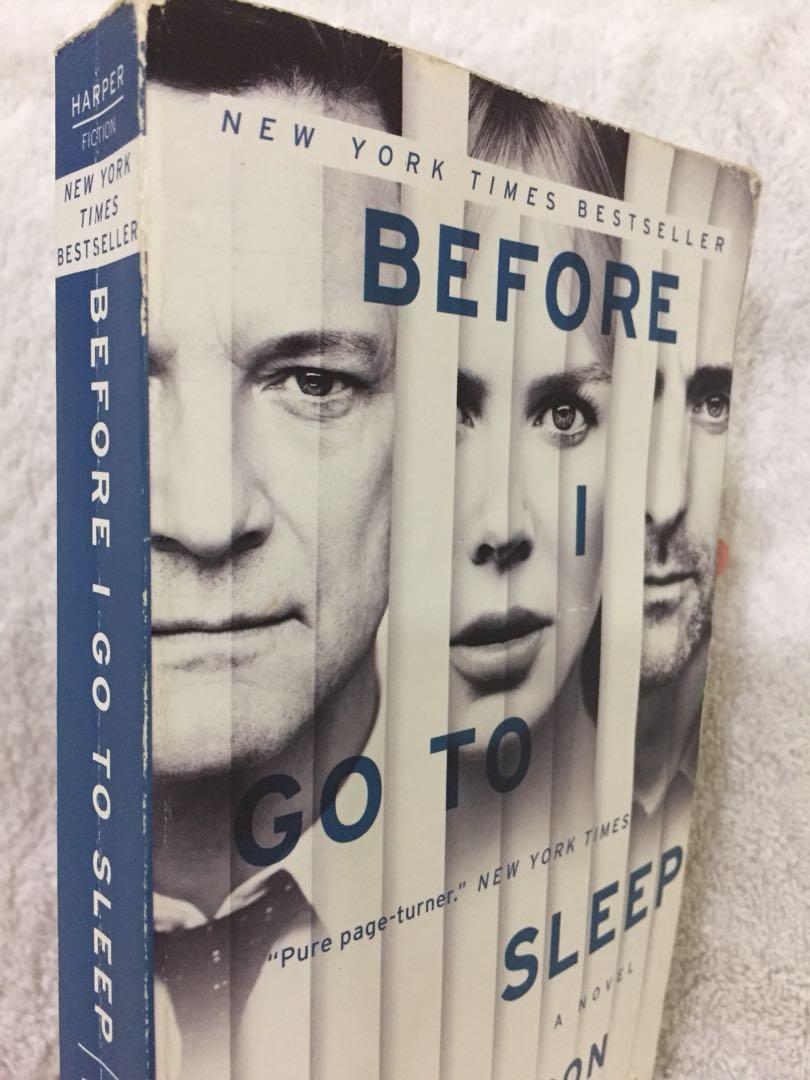 Before I Go To Sleep S J Watson Books Stationery Books On
