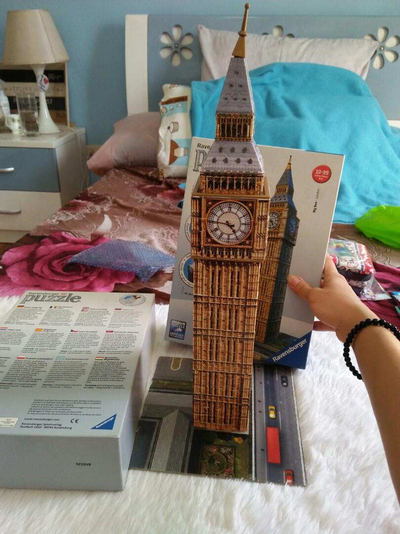 Big Ben Tower Of London 3d Puzzle Design Craft Others On Carousell