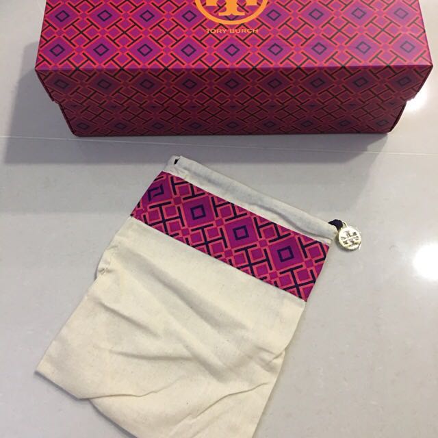 tory burch shoe bag