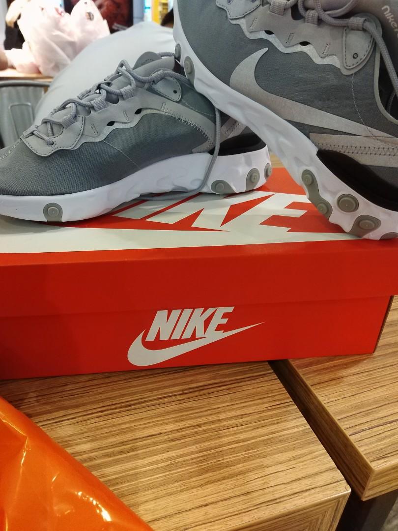 nike react 55 silver