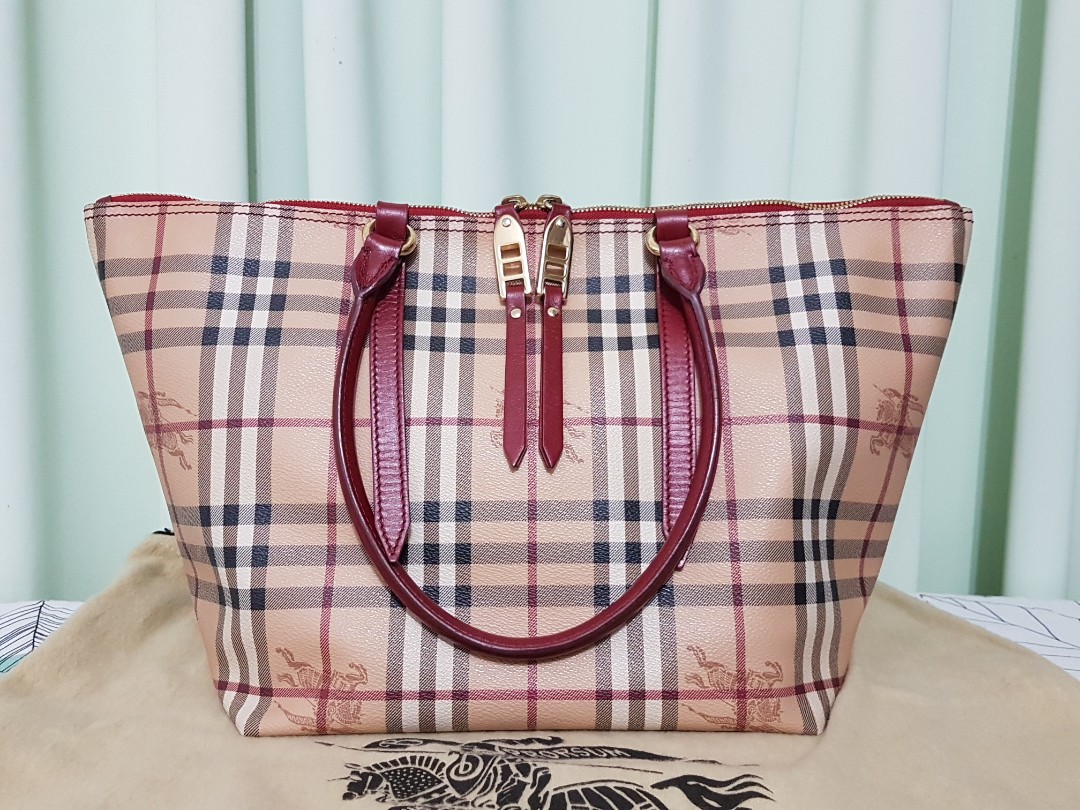 Burberry haymarket salisbury tote online