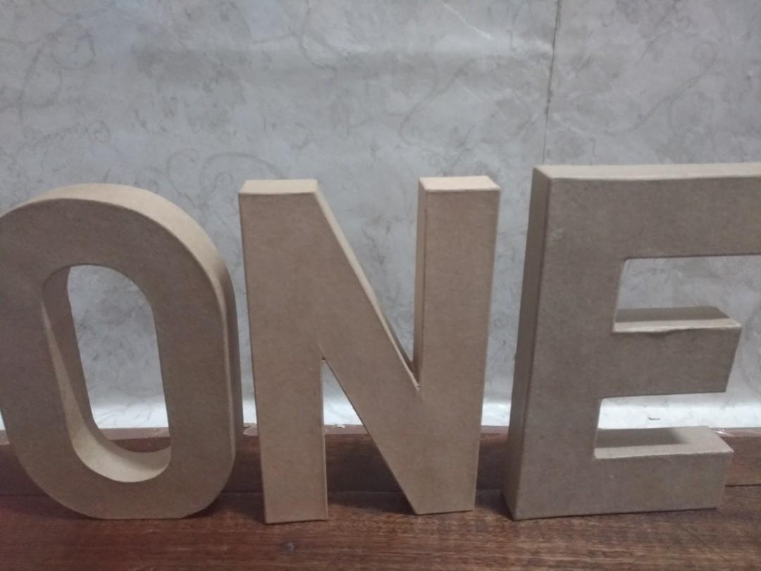 Cardboard Letter Standee Design Craft Others On Carousell