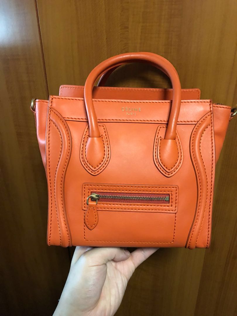 Celine Nano Luggage, Women's Fashion, Bags & Wallets, Crossbody Bags on Carousell