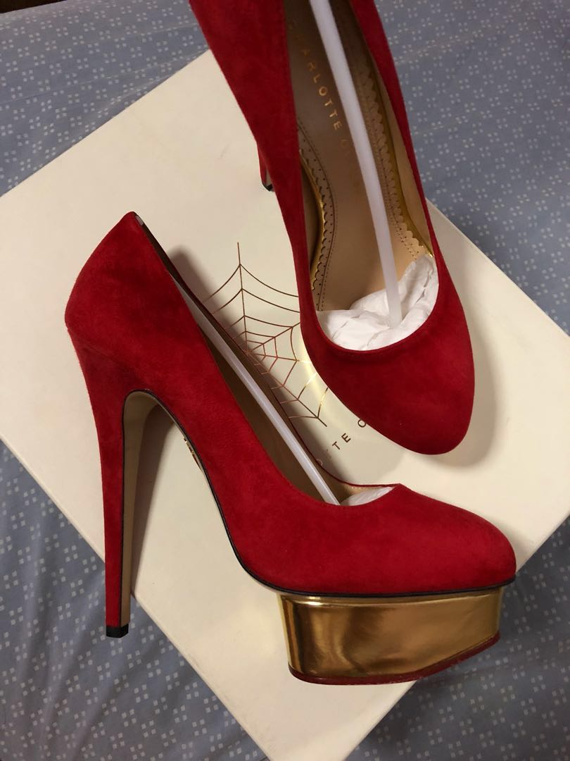 Charlotte Olympia Rare Dolly Heels Women s Fashion Footwear