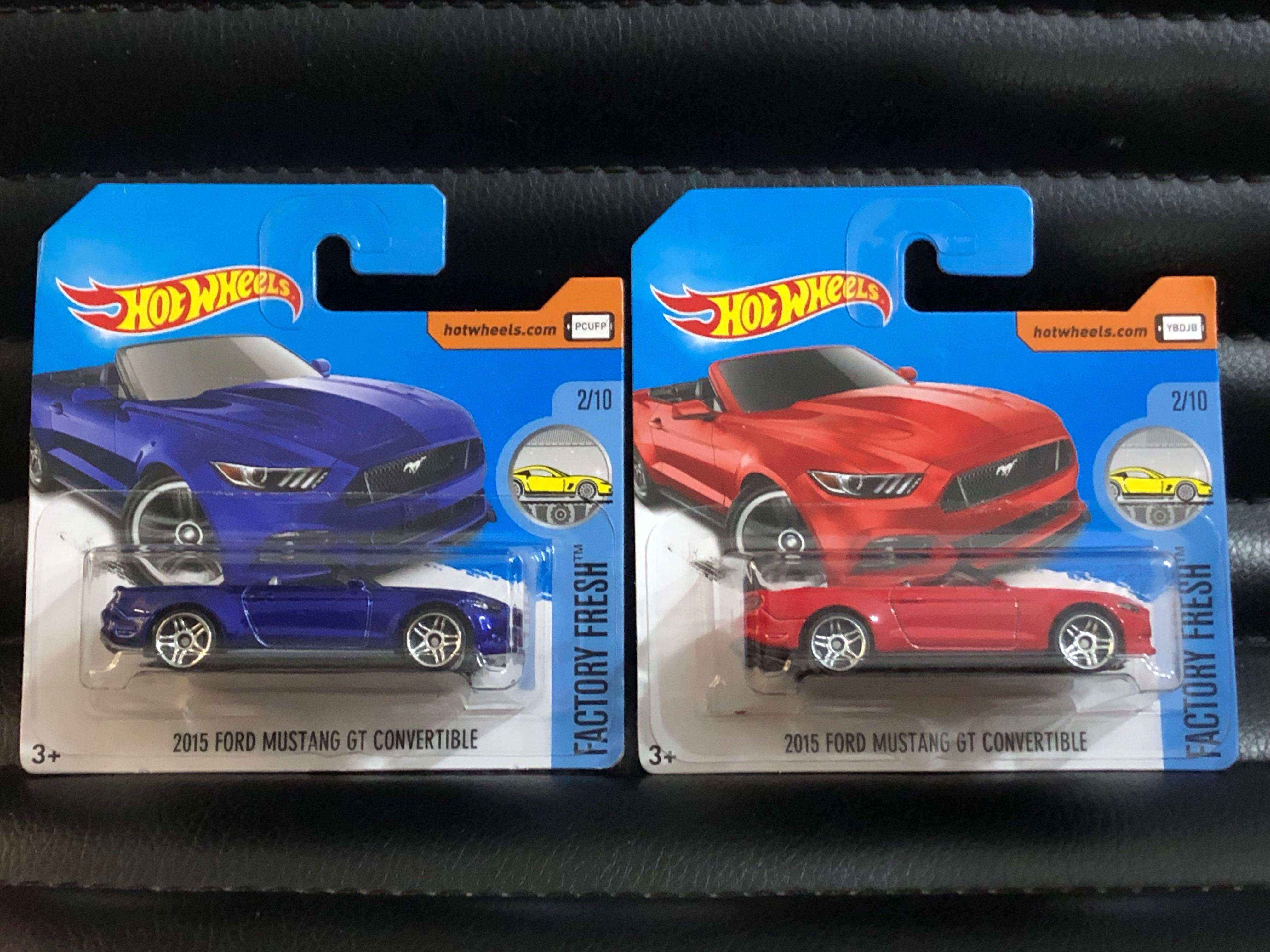 Clearance Lot Hot Wheels Ford Mustang Convertible Shortcards Toys Games Bricks Figurines On Carousell