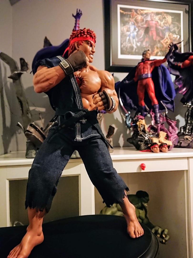 Unique Art Street Fighter Ryu VS Vega Resin Statue Pre-order 1/6 Scale  H47cm Hot