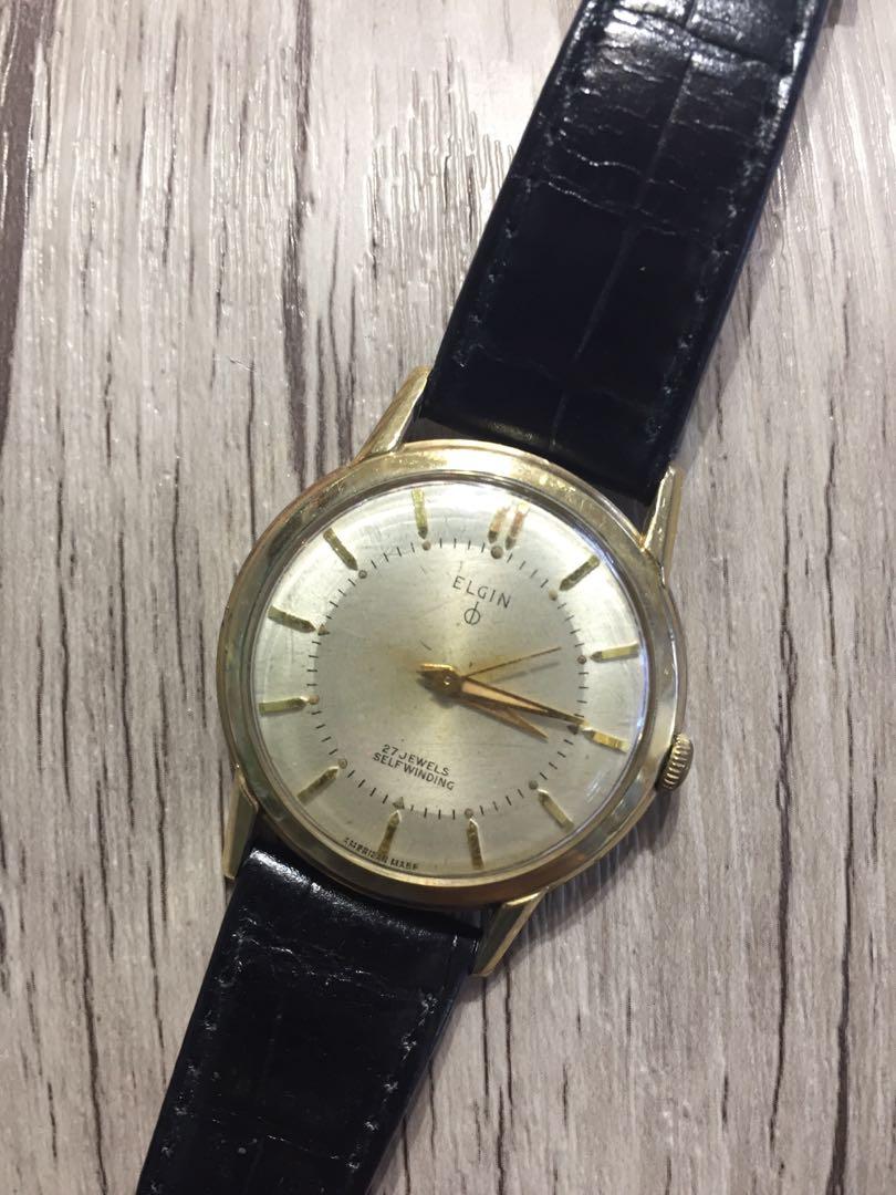 Elgin 27 jewels self winding on sale