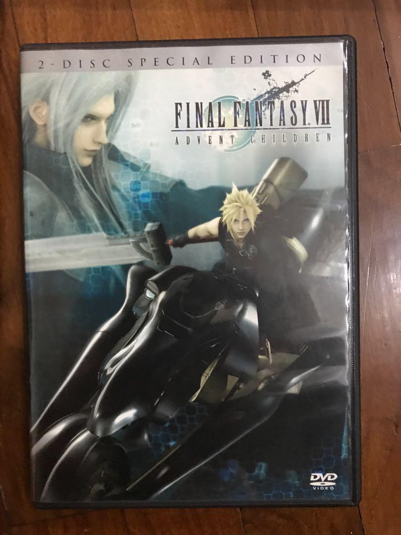 Wallpaper Final Fantasy Vii Advent Children 2 Disc Edition Original Dvd For Free