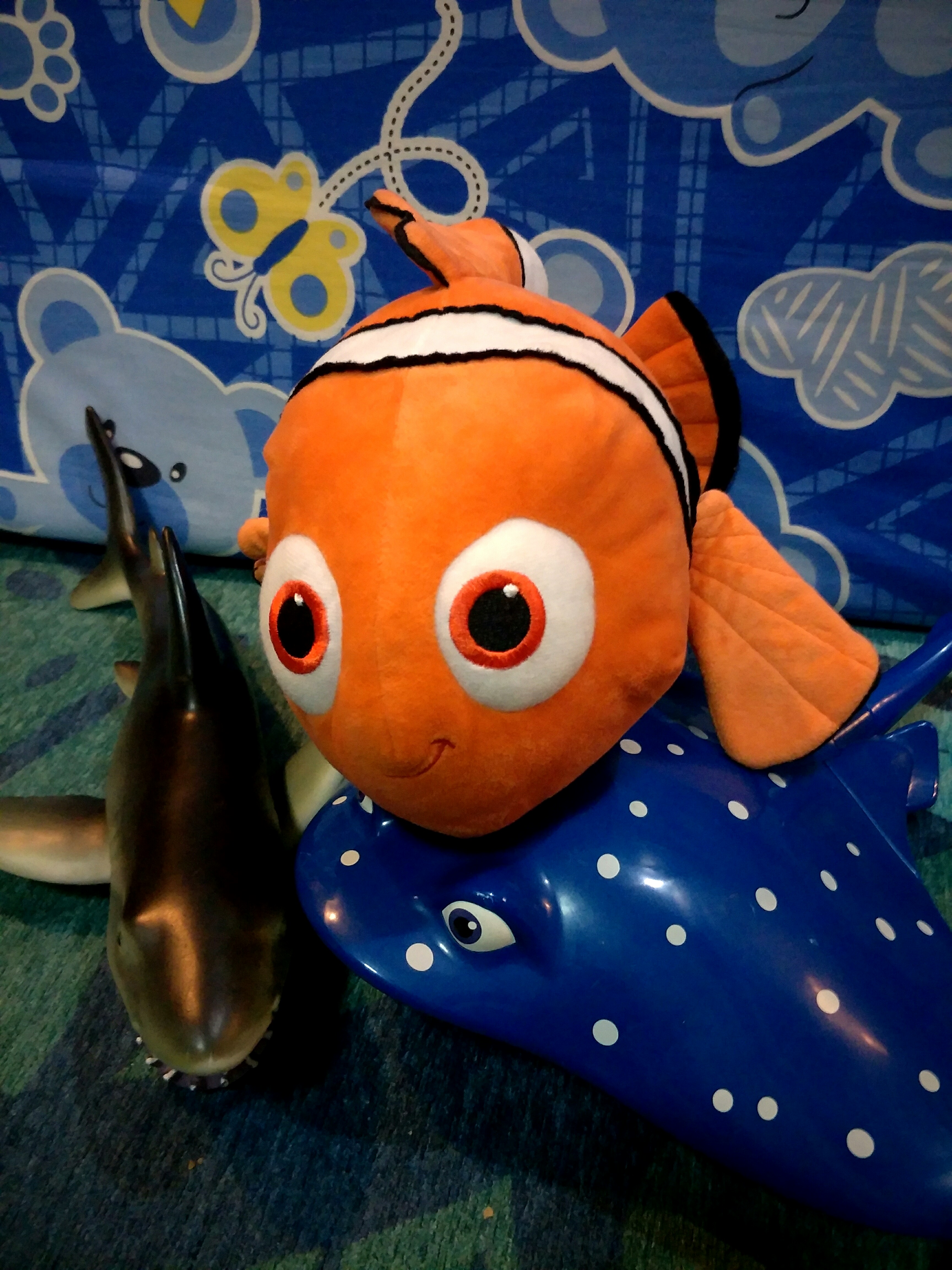 Finding Nemo Jumbo Plush Toy Stingray Shark Hobbies Toys Toys