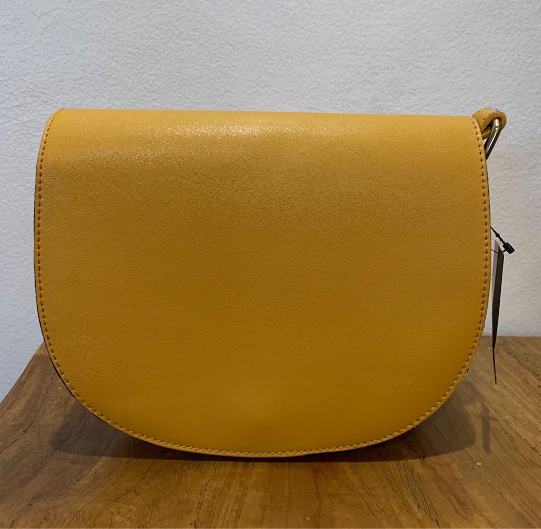 Forever 21 Yellow Saddle Bag Women s Fashion Bags Wallets