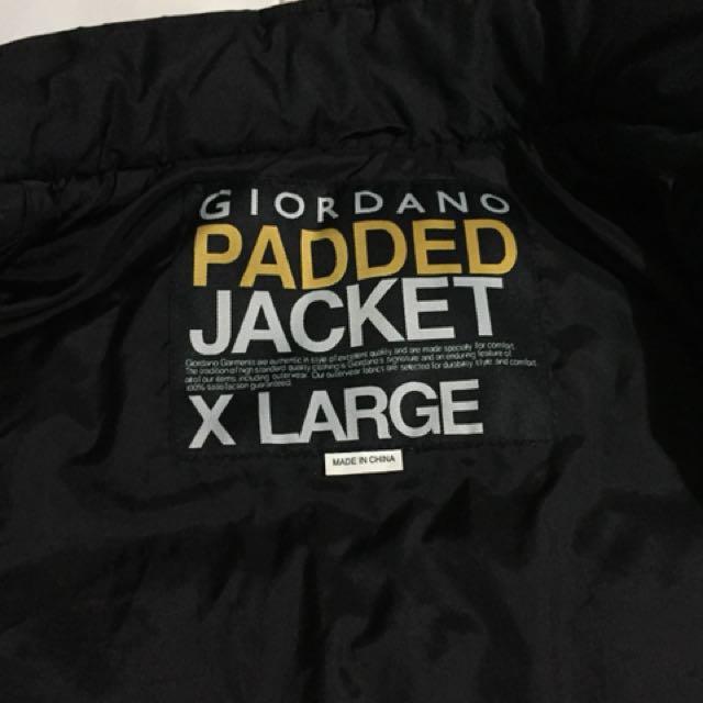Giordano sales padded jacket
