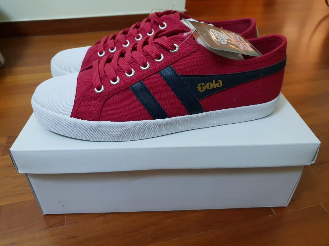 Gola Coaster Sneakers Red Navy White Men s Fashion Footwear