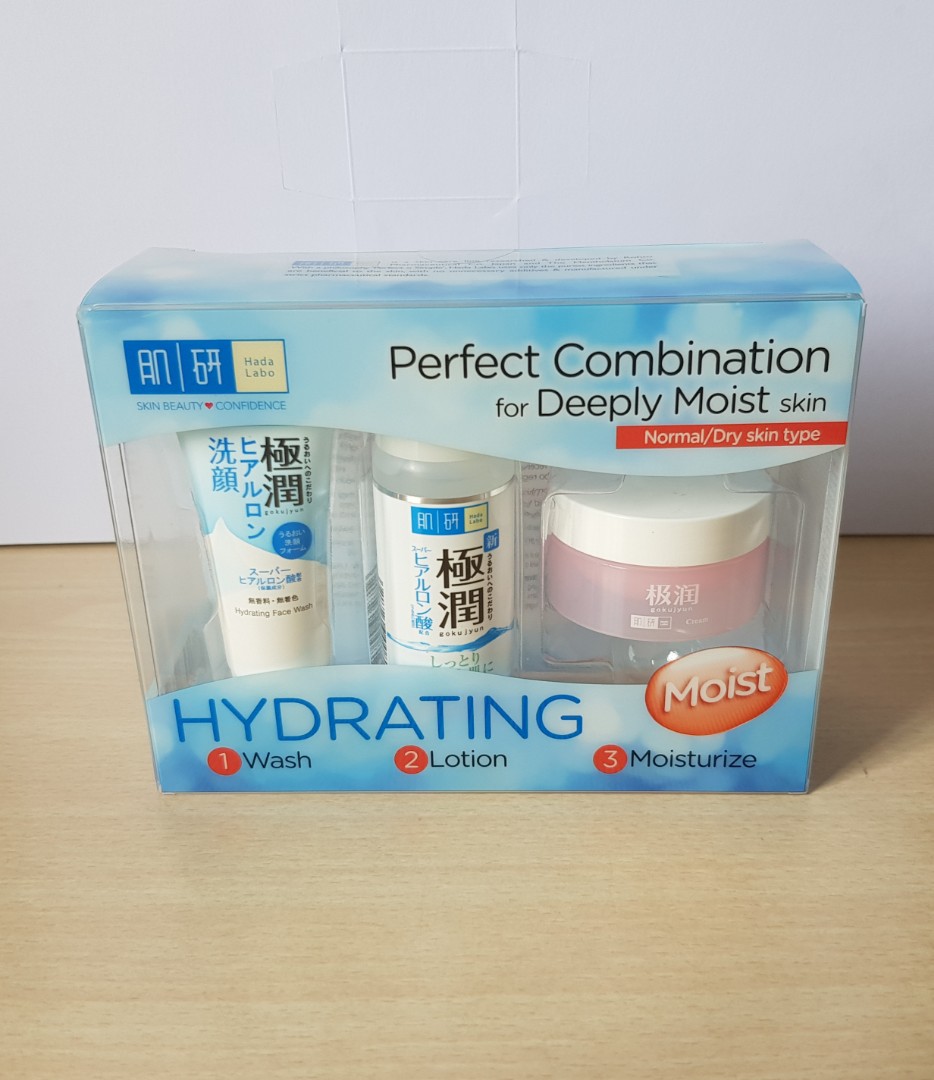 Hada Labo Hydrating Face Wash Lotion Light Cream Set Travel Size Beauty Personal Care Face Face Care On Carousell