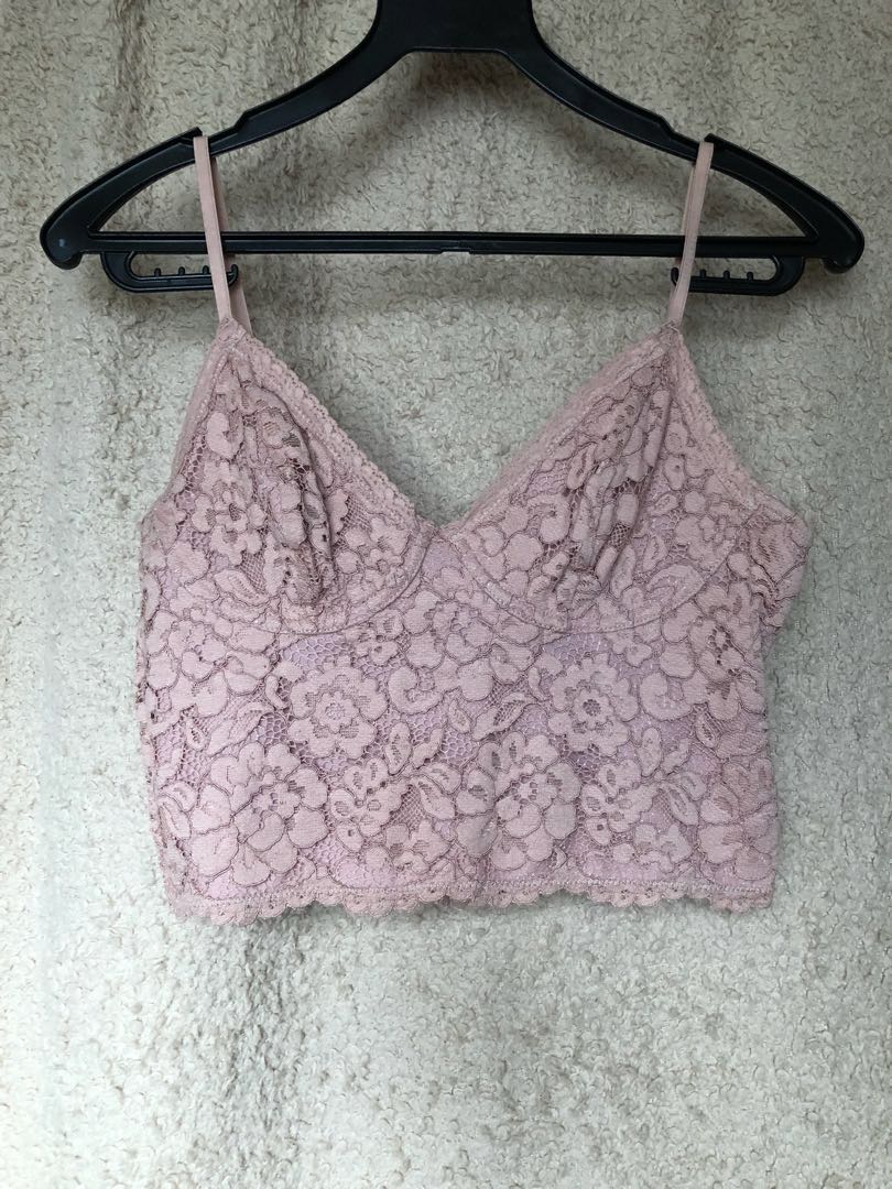 Dusty pink bralette clearance