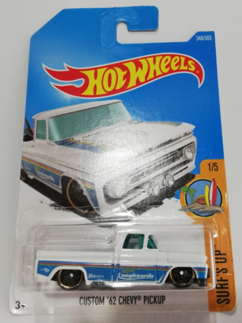 Hot wheels custom 62 chevy pickup surfs up on sale