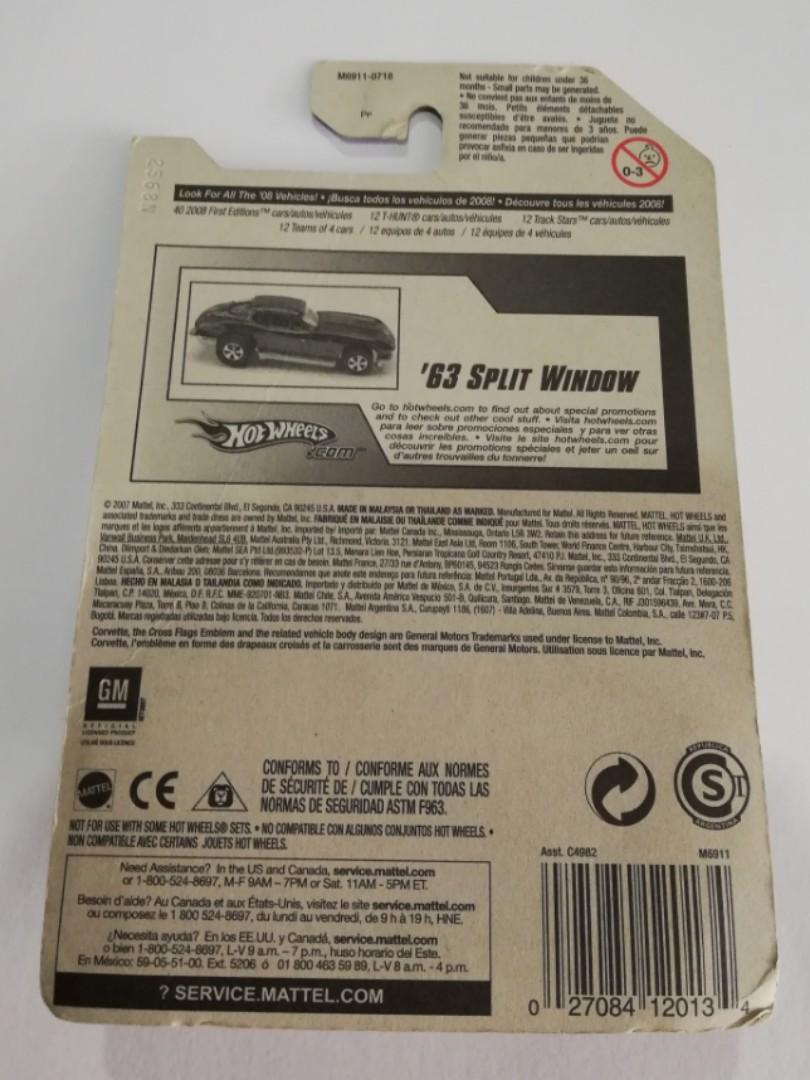 Hot Wheels Stars '63 Split Window, Hobbies & Toys, Toys & Games on ...