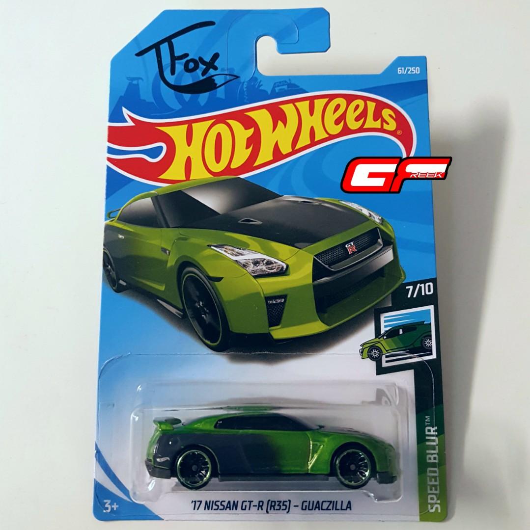 HOT WHEELS TFOX 17 NISSAN GT R R35 GUACZILLA Hobbies Toys