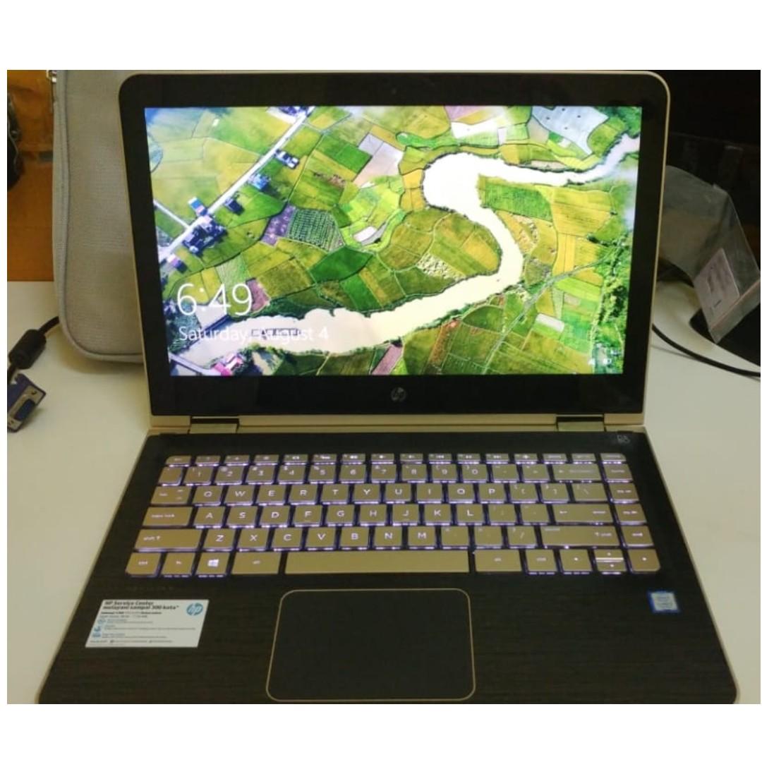 Hp Laptop Notebook Pavillion X360 13 Inch Core I3 Ssd 256 Ram 4 Gb Elektronik Komputer Laptop Di Carousell