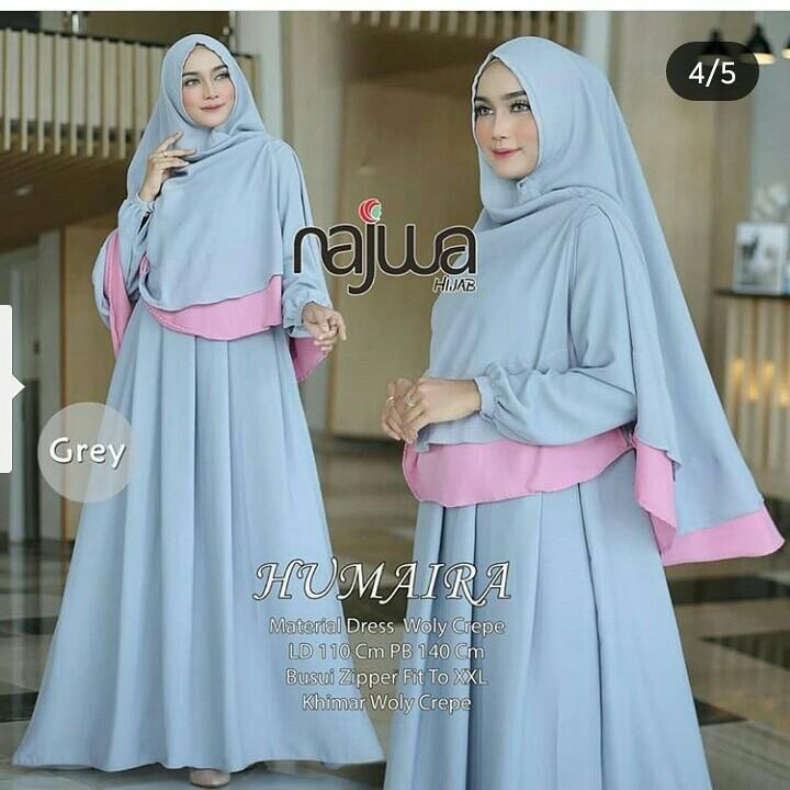 Humaira Set Khimar Women S Fashion Muslimah Fashion On Carousell