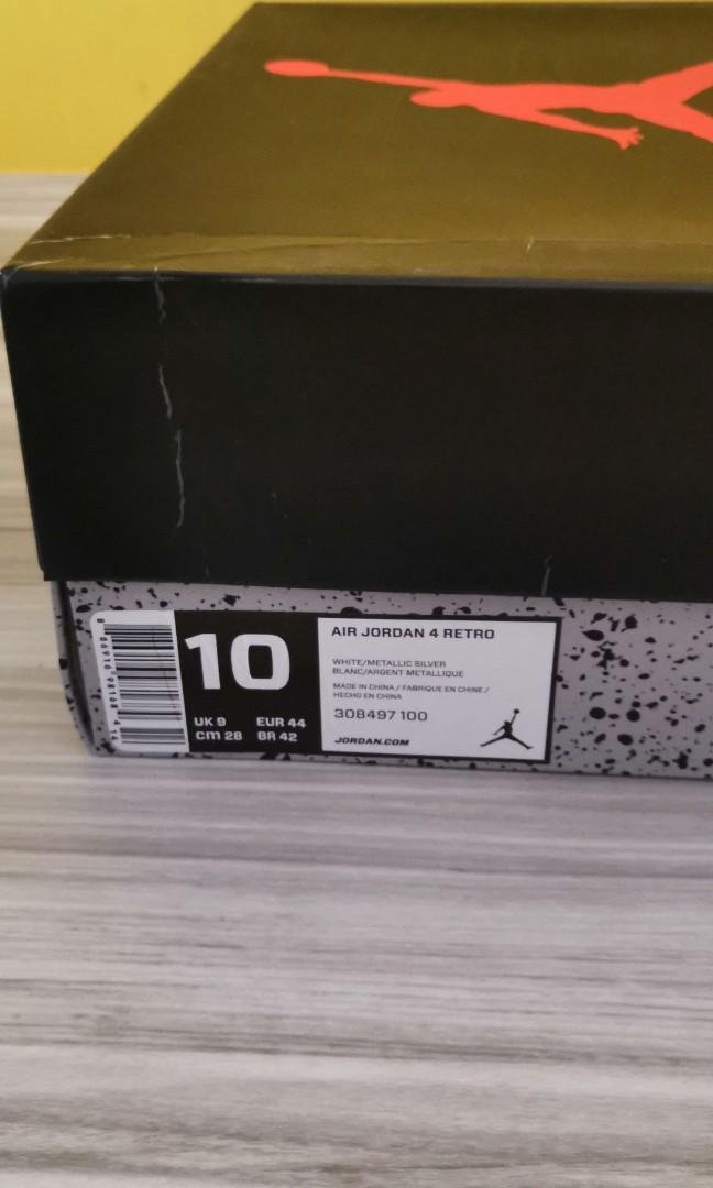 Jordan 4 pure money box clearance