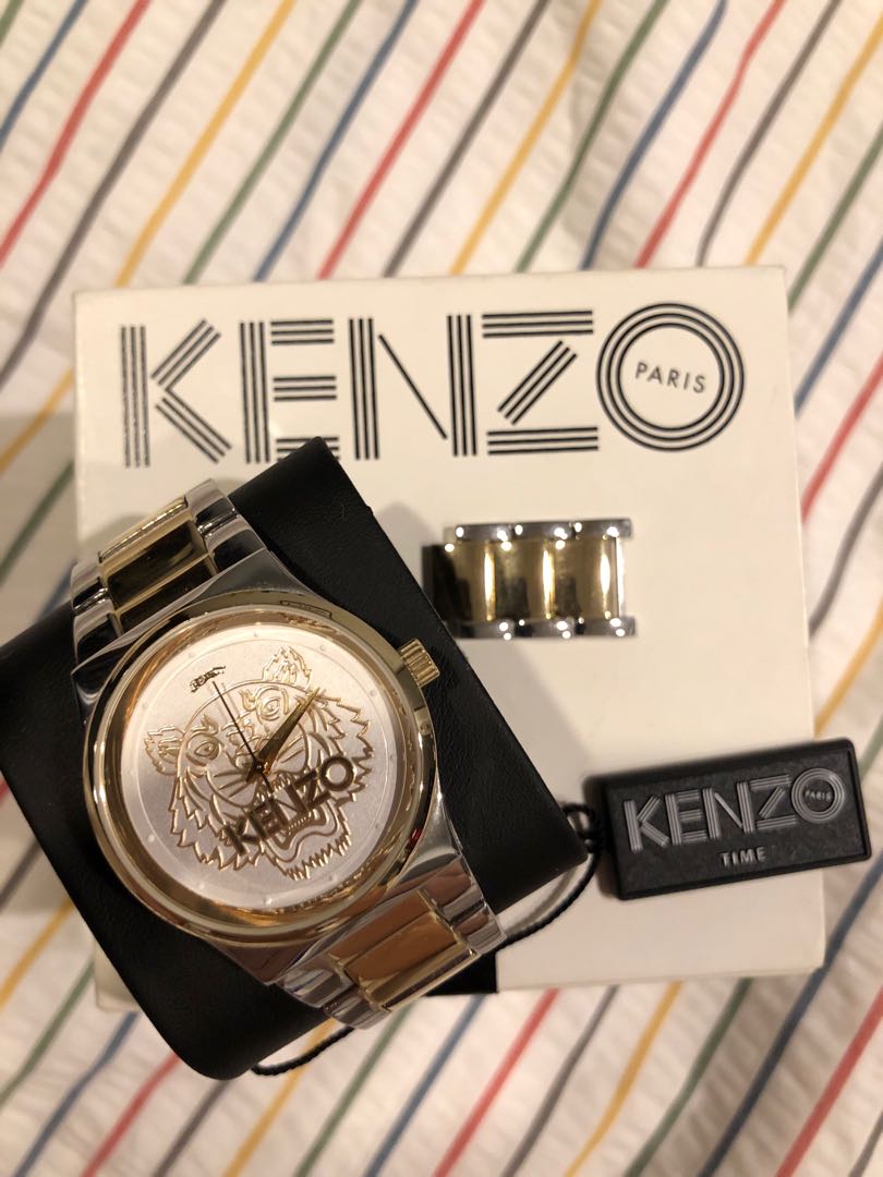 Kenzo watch sale gold