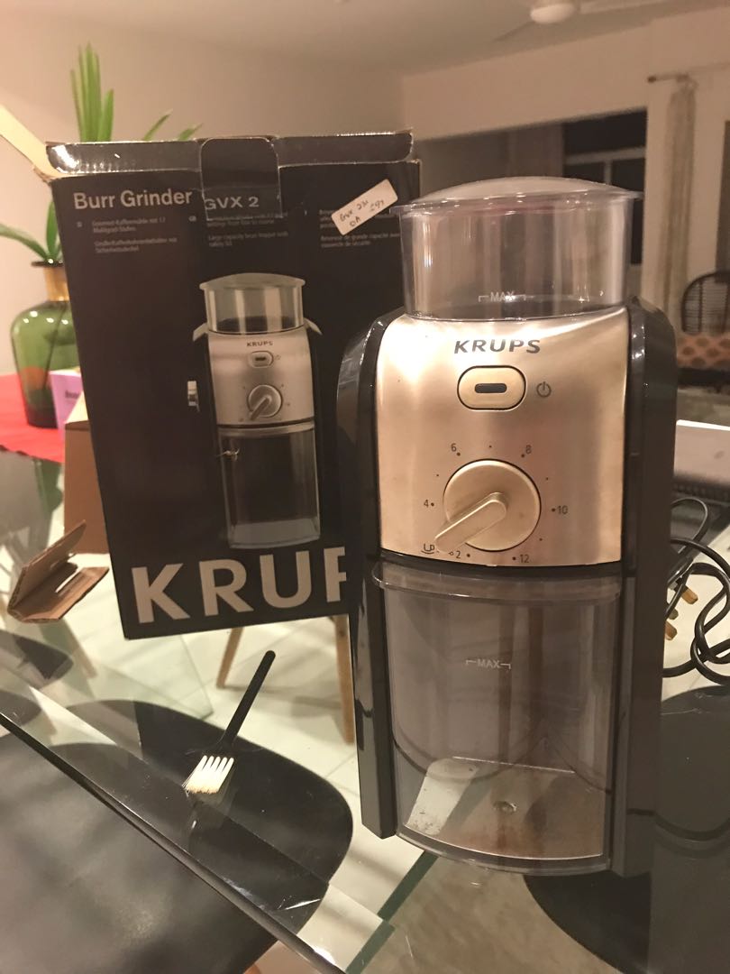 Krups coffee bean grinder, TV & Home Appliances, Kitchen Appliances, Coffee Machines & Makers on