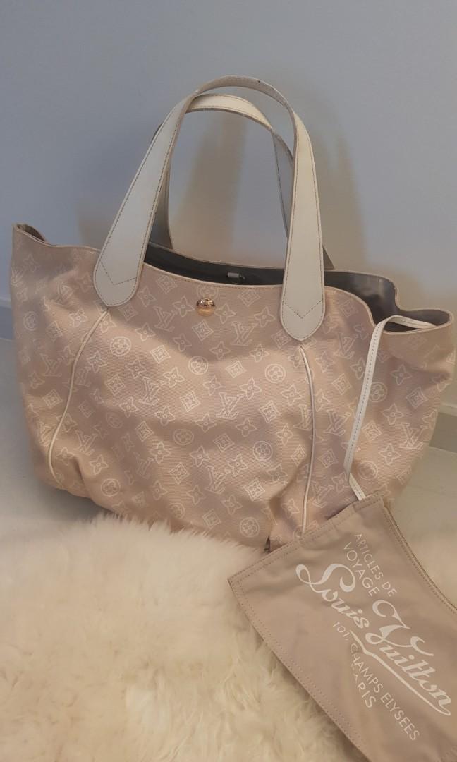 Louis Vuitton - White Canvas Capri Articles de Voyage Cabas Tote GM