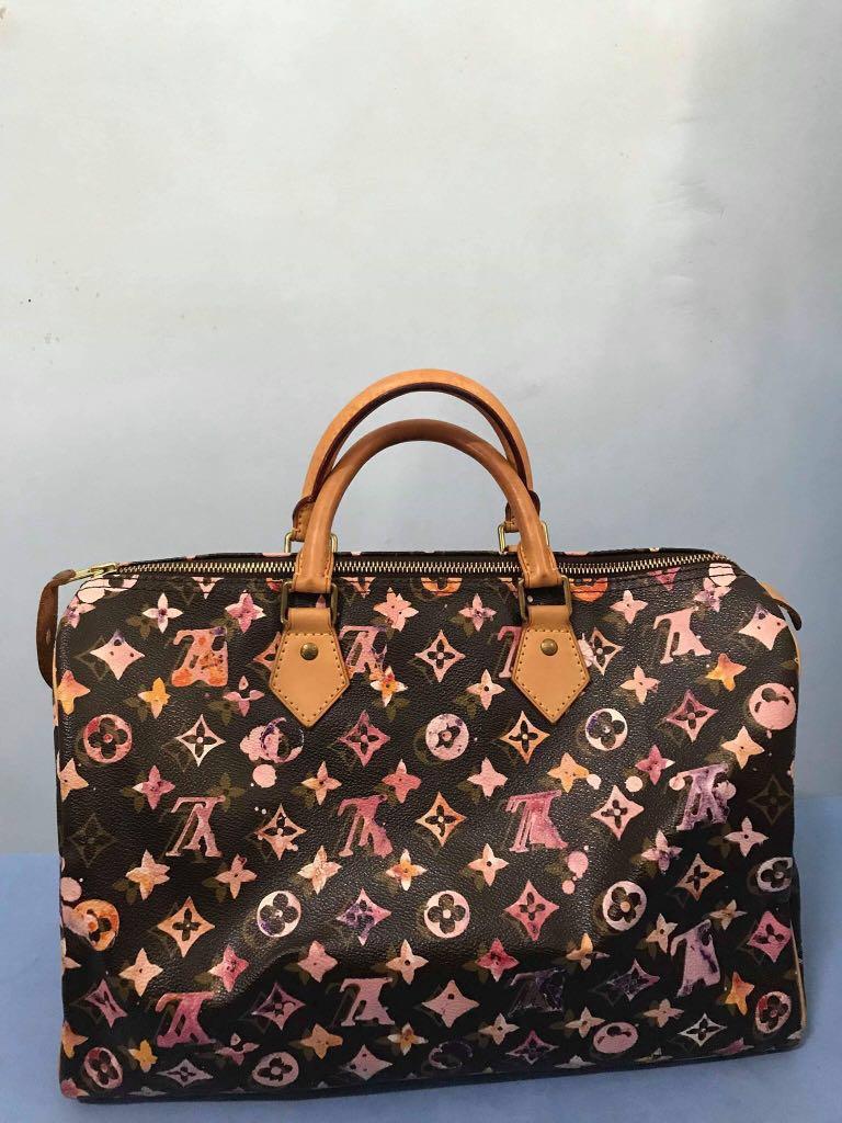 Louis Vuitton Limited Edition Richard Prince Watercolor Speedy 35