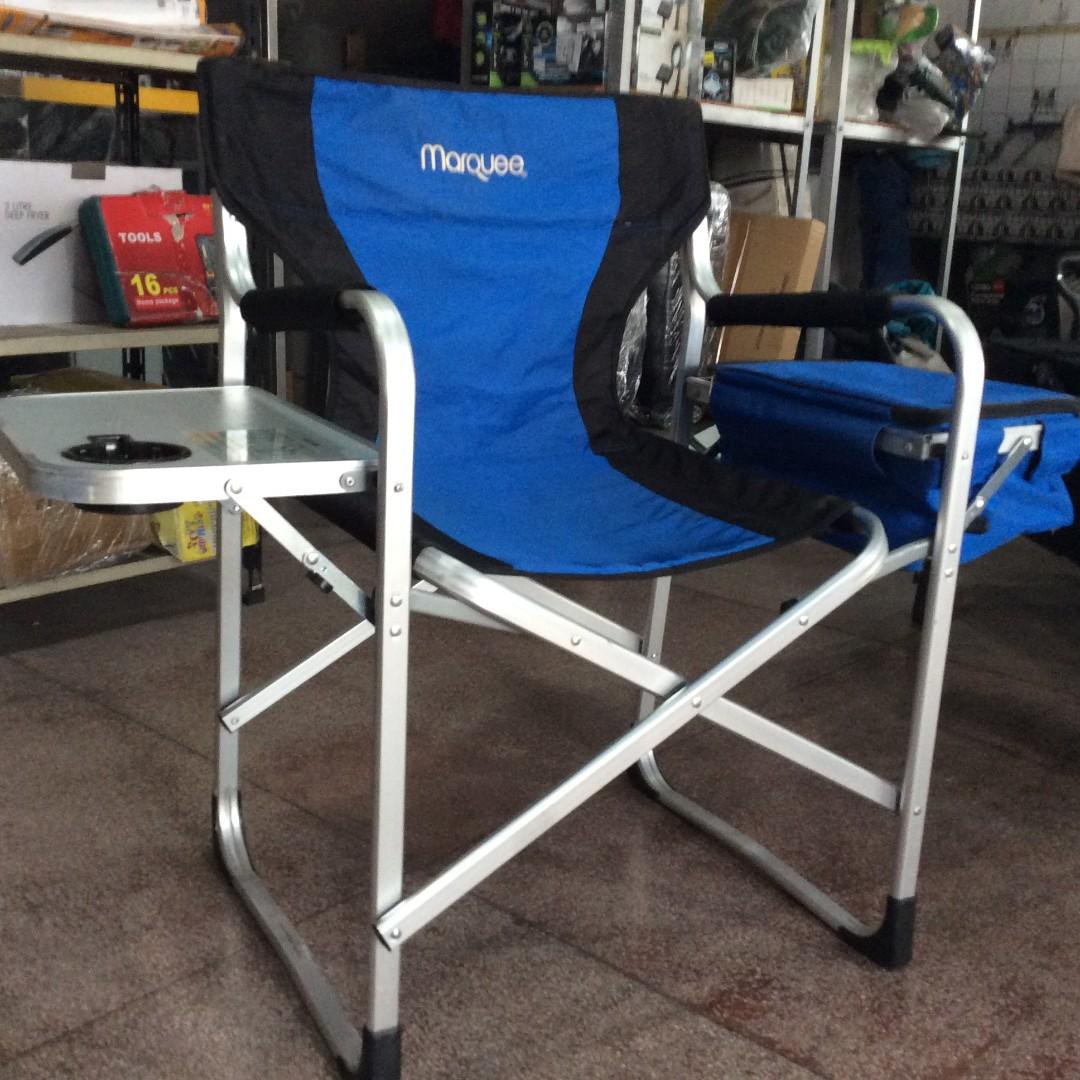 Marquee Aluminium Directors Chair with Table and Cooler, Babies & Kids