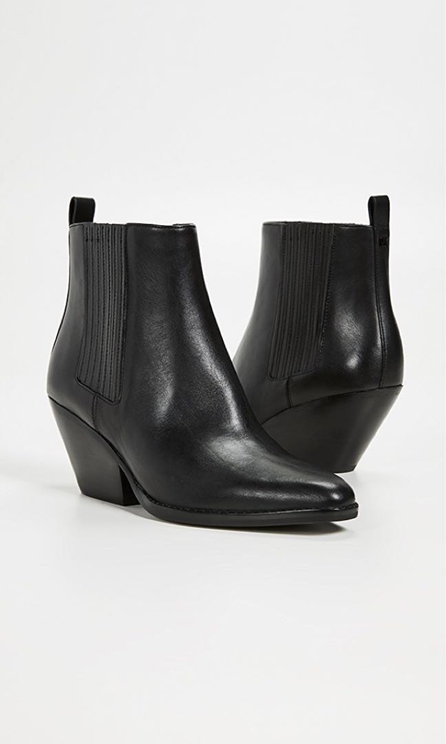 Michael kors sinclair leather ankle shop boot