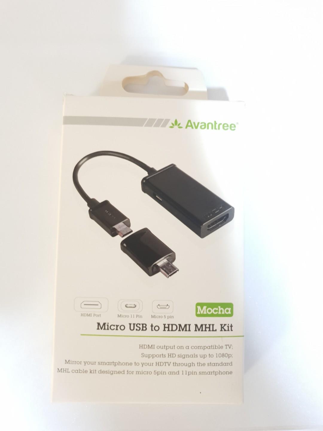 Micro Usb To Hdmi Mhl Kit Electronics Others On Carousell