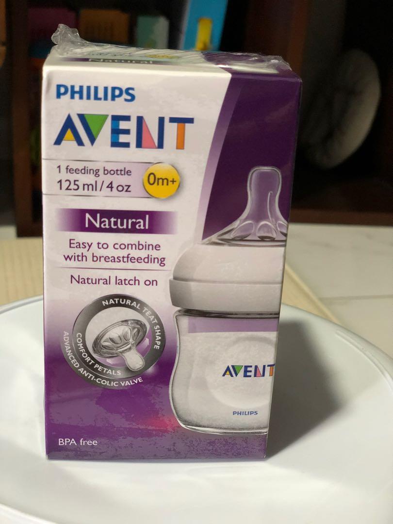 NEW Avent Natural Feeding Bottle fits Spectra breastpump