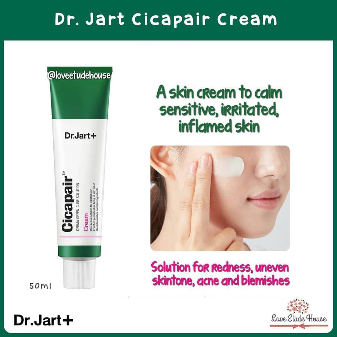 New Dr Jart Cicapair Cream 50ml Dr Jart Krem Muka Kesehatan Kecantikan Kulit Sabun Tubuh Di Carousell