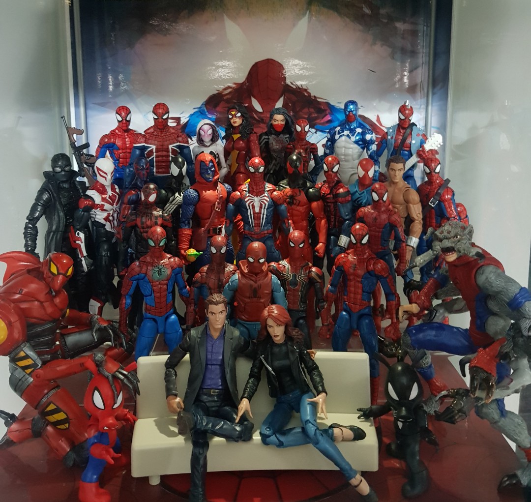 marvel legends spider man collection