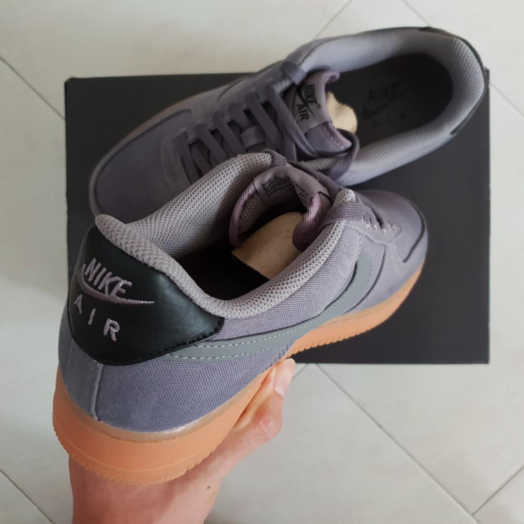 FINAL SALE US9 Nike Air Force 1 07 Lv8 Style Flat Pewter Sneakers AF1 Grey Gray