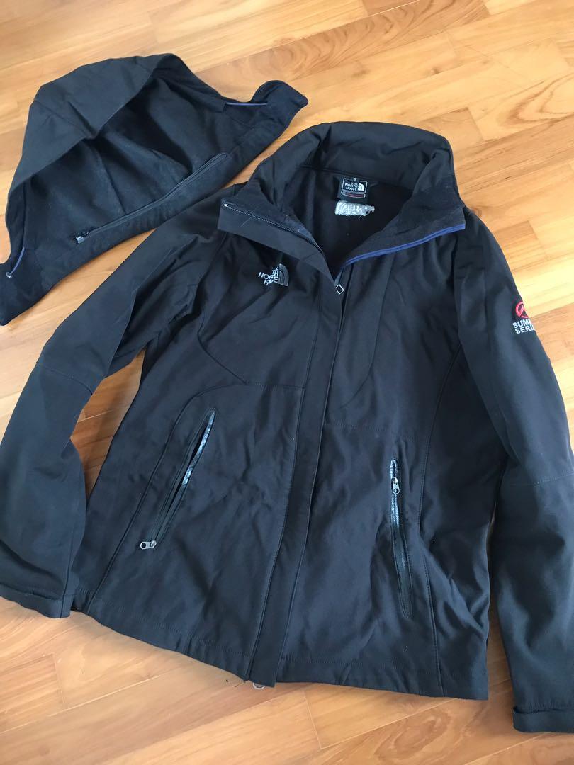 north face ladies black jacket