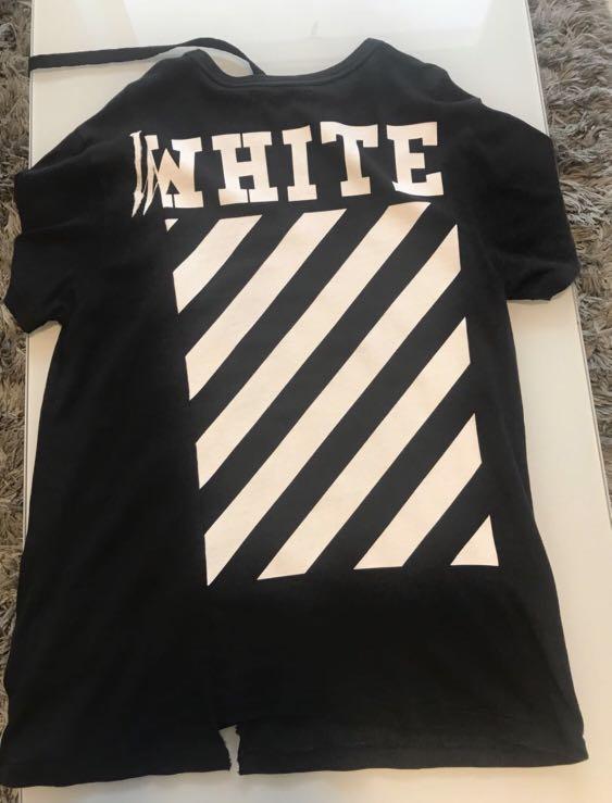 Off white construction tee online